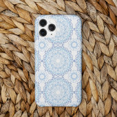 Coques Case-Mate iPhone Mandala bleu moderne