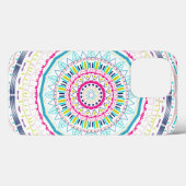 Coques Case-Mate iPhone mandala coloré (Verso (horizontal))