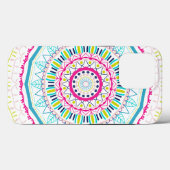 Coques Case-Mate iPhone mandala coloré (Verso (horizontal))