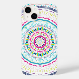 Coque Pour iPhone 14 mandala coloré