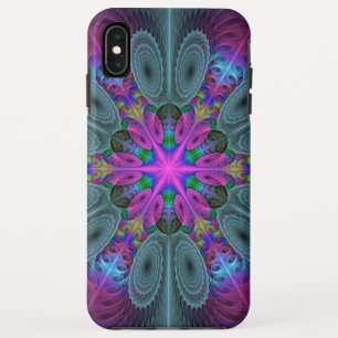 Case-Mate iPhone Case Mandala Colorful spiritual Fractal Art With Pink