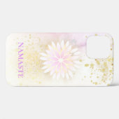 Coques Case-Mate iPhone *~* Mandala Dahlia Pastel Lavender Peach AP2 (Verso (horizontal))