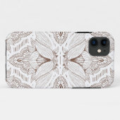 Coques Case-Mate iPhone Mandala de fleurs 1 (Dos (Horizontal))