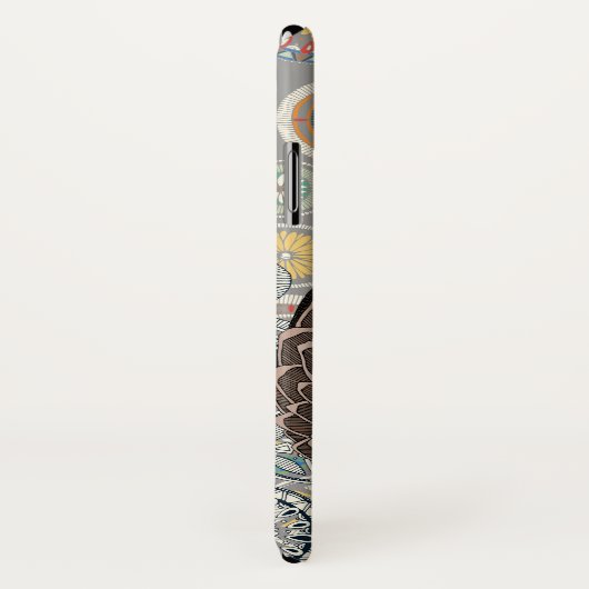 Coques Case-Mate iPhone mandala de pangolin (Dos/Droite)