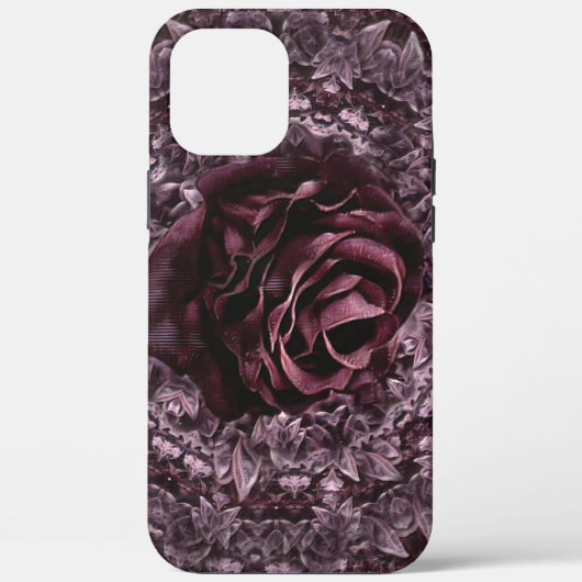 Coques Case-Mate iPhone Mandala de rose (Verso)