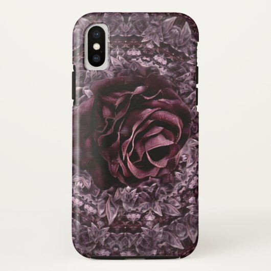 Coques Case-Mate iPhone Mandala de rose  (Dos)