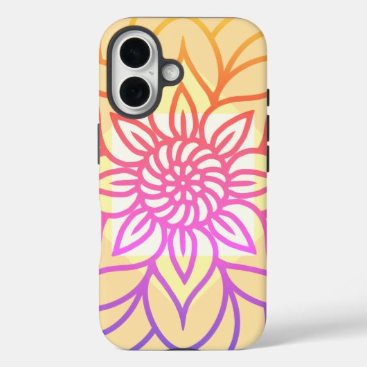 Coques Case-Mate iPhone Mandala Design Couleur claire (Verso)