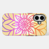 Coques Case-Mate iPhone Mandala Design Couleur claire (Verso (horizontal))