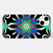 Coques Case-Mate iPhone Mandala Electric Bloom (Verso (horizontal))