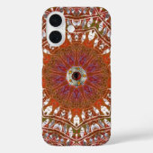 Coques Case-Mate iPhone Mandala en argent (Verso)