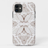 Coques Case-Mate iPhone Mandala Fleur 1 (Dos)