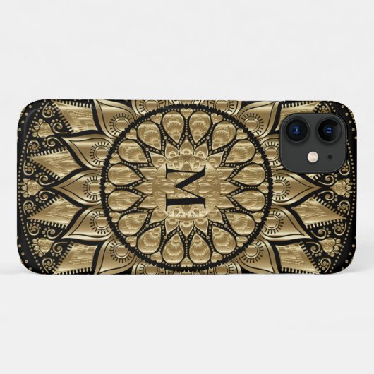 Coques Case-Mate iPhone Mandala floral (Dos (Horizontal))