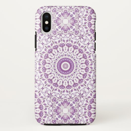Coques Case-Mate iPhone Mandala Floral Violet (Dos)