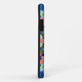 Coques Case-Mate iPhone Mandala Flower bleu rose et jaune (Dos/Droite)