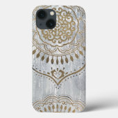 Coques Case-Mate iPhone Mandala Gold Design (Verso)