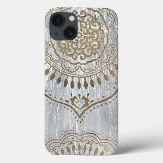 Coques Case-Mate iPhone Mandala Gold Design (Verso)