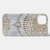 Coques Case-Mate iPhone Mandala Gold Design (Verso (horizontal))