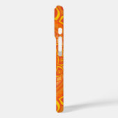 Coques Case-Mate iPhone mandala indien Orange (Verso / Gauche)