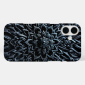 Coques Case-Mate iPhone Mandala métallique foncé (Verso (horizontal))