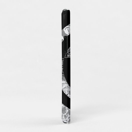 Coques Case-Mate iPhone Mandala moderne 1 - black&white (Dos/Droite)