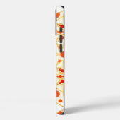Coques Case-Mate iPhone Mandala motif, rouge brique, rouille, or (Verso / Gauche)