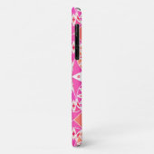 Coques Case-Mate iPhone Mandala motif, tons rose et corail (Dos/Gauche)
