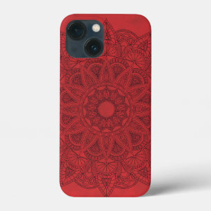 Case-Mate iPhone Case Mandala noir sur l'Arrière - plan Red Stains