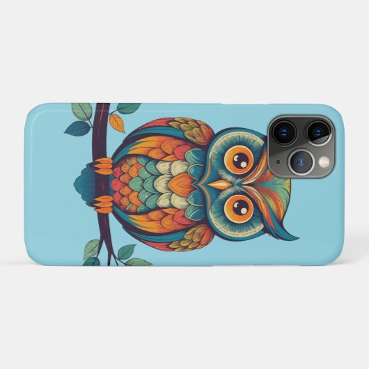 Coques Case-Mate iPhone Mandala Owl (Dos (Horizontal))