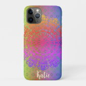 Coques Case-Mate iPhone Mandala Rainbow Colors (Dos)