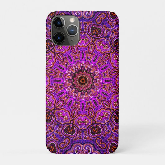 Coques Case-Mate iPhone Mandala rose chaud (Dos)