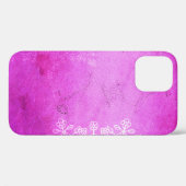 Coques Case-Mate iPhone Mandala rose design méditation zen (Verso (horizontal))