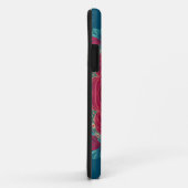 Coques Case-Mate iPhone Mandala rouge de Lotus (Dos/Droite)