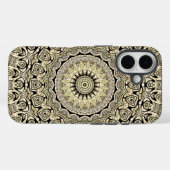 Coques Case-Mate iPhone Mandala Tons Terreux Motifs Géométriques Intrinsèq (Verso (horizontal))