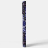 Coques Case-Mate iPhone Mandala Tourbillon Indigo Profond avec Motifs Flui (Verso / Gauche)