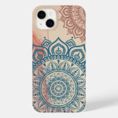Coques Case-Mate iPhone Mandala turquoise (Verso)