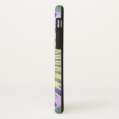 Coques Case-Mate iPhone Mandala vert violet et jaune (Dos/Gauche)