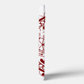 Coques Case-Mate iPhone Mandalae rouge profond (Verso / Droite)