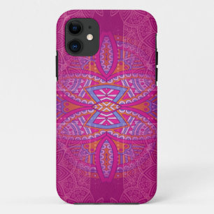 Case-Mate iPhone Case Mandalas sur dessin à répétition rose