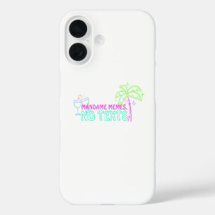Coques iPhone 16 Mándame mèmes, pas de textes Neon héritage hispani