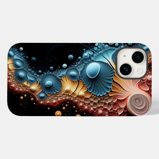 Coques Case-Mate iPhone Mandelbrot Fractal Julia Set (Verso (horizontal))