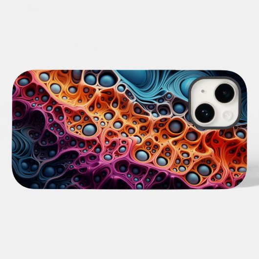 Coques Case-Mate iPhone Mandelbrot Fractal Julia Set (Verso (horizontal))