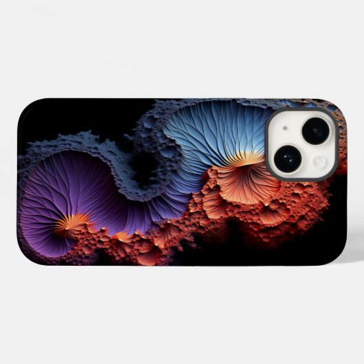Coques Case-Mate iPhone Mandelbrot Fractal Julia Set (Verso (horizontal))
