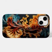 Coques Case-Mate iPhone Mandelbrot Fractal Julia Set (Verso (horizontal))