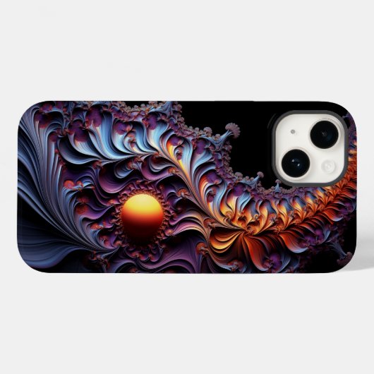 Coques Case-Mate iPhone Mandelbrot Fractal Julia Set (Verso (horizontal))