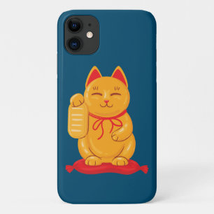 Case-Mate iPhone Case Maneki Neko Chat d'or japonais, Symbole de richess