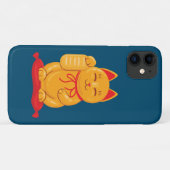 Coques Case-Mate iPhone Maneki Neko Chat d'or japonais, Symbole de richess (Dos (Horizontal))
