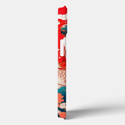 Coques Case-Mate iPhone Maneki-Neko, Chat japonais chanceux (Verso / Droite)