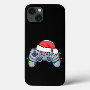 Case-Mate iPhone Case Manette de jeu vidéo chapeau de Noël Santa Gamer