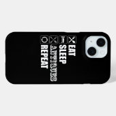 Coques Case-Mate iPhone Manger. Dormir. Antiquités. Recommencer (Verso (horizontal))