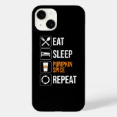 Coques Case-Mate iPhone Manger. Dormir. Épice citrouille. Recommencer (Verso)